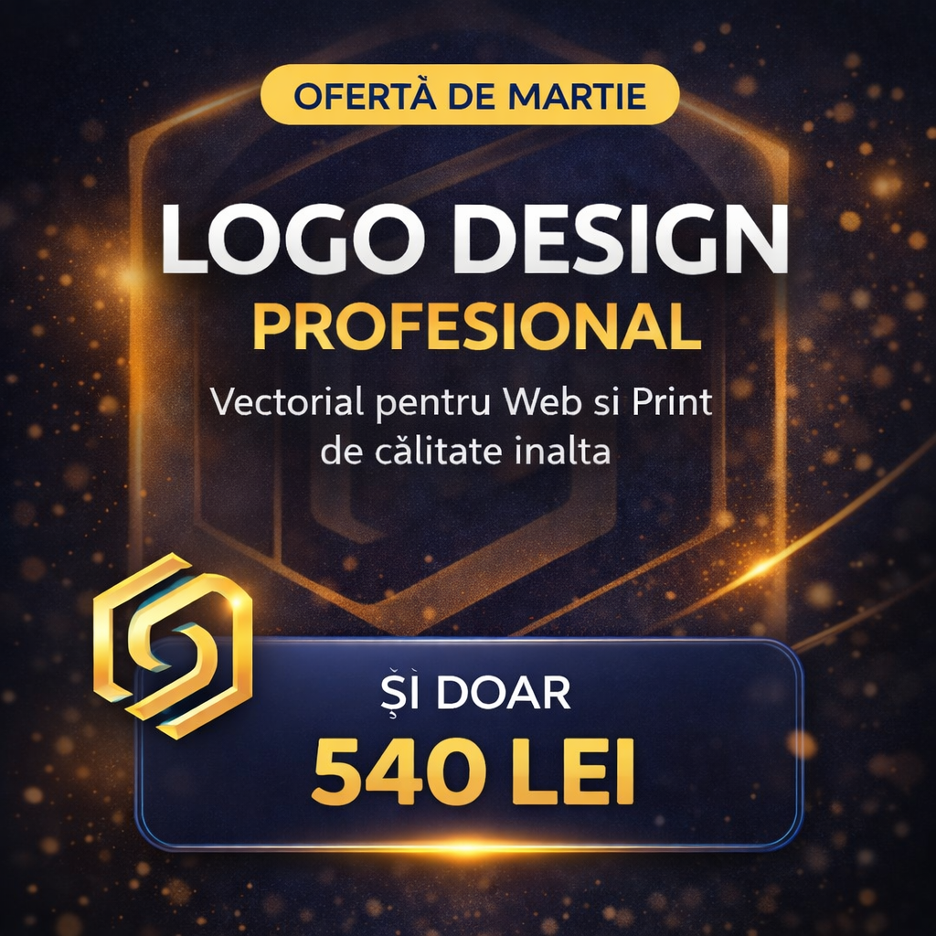 Logo Design Oferta Martie